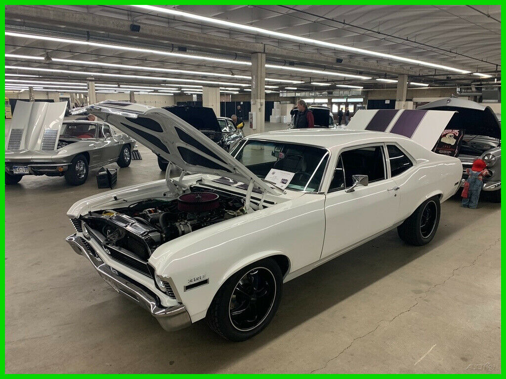 1970 chevrolet nova ss rebuilt 350 bored-over v8 400 automatic a/c digital gauge