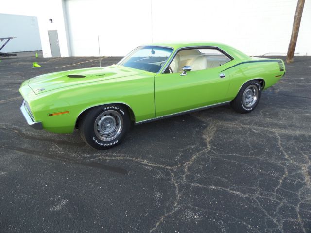1970 plymouth cuda - factory 383 4-speed