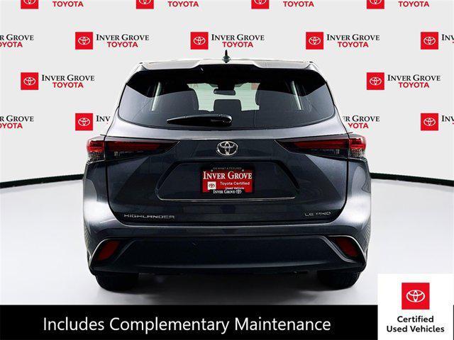 2024 toyota highlander le