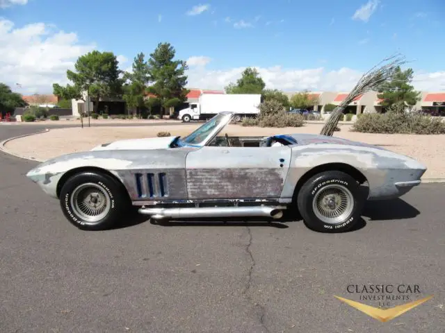 1966 corvette roadster - #'s matching 327ci 300hp - 4-spd - needs restoration!