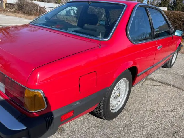 1985 bmw 635 csi coupe - red
