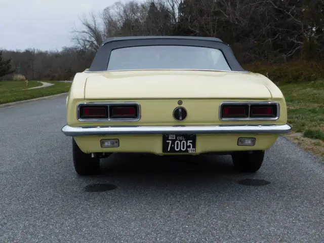 beautifully restored 1968 camaro rs convertible, #'s matching, 327, auto (video)