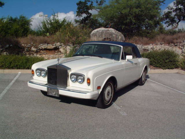 rolls royce corniche ii convertible, one owner, low miles