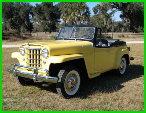 1951 willys overland jeepster complete restoration