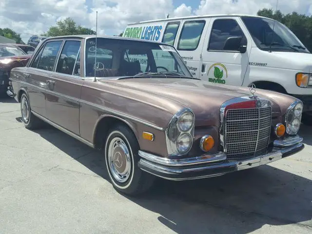 1971 mercedes-benz 280 sel 71877 miles rose sedan inline 6 cyl automatic
