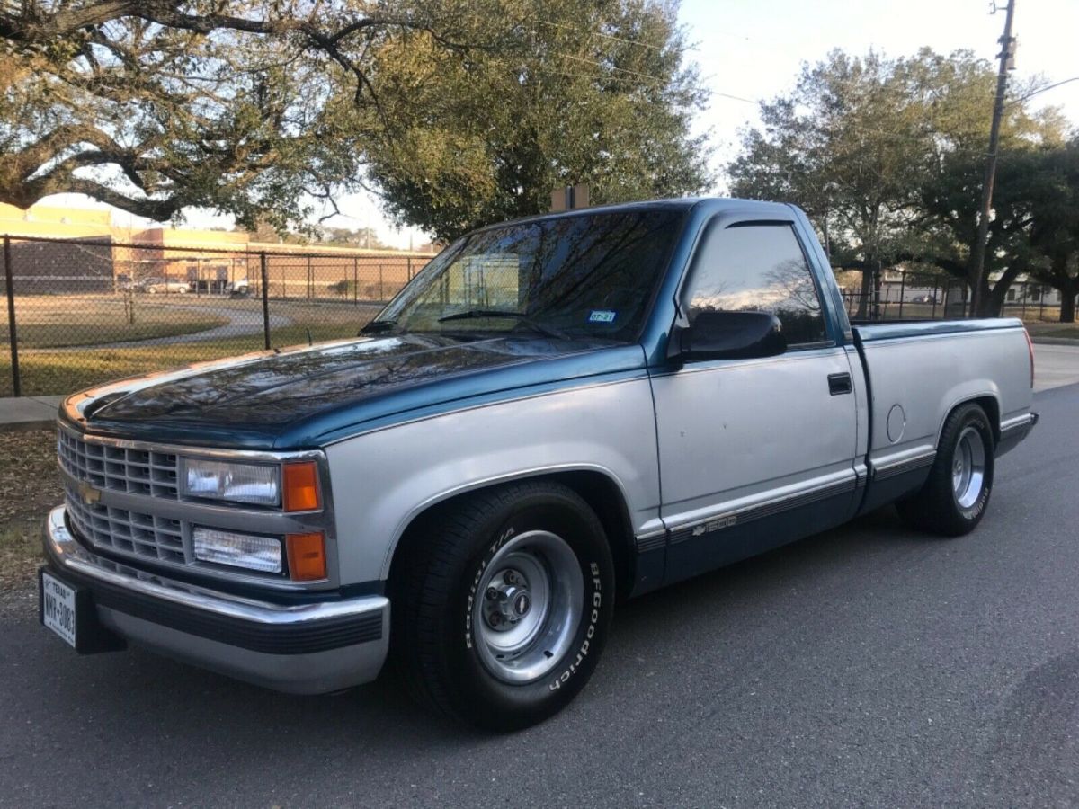 1991 chevrolet c1500 pickup blue rwd automatic c1500