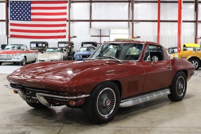 1967 chevrolet corvette 34314 miles marlboro maroon coupe 327 / 350 hp m21 4spe