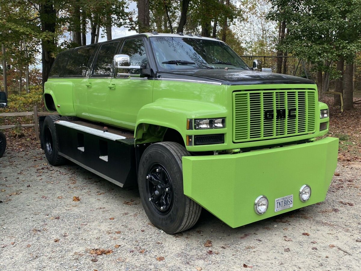 1994 gmc c7000 topkick suv green rwd automatic suburban 10 passenger