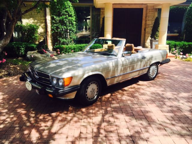 1986 mercedes-benz sl 560 convertible w/ hardtop