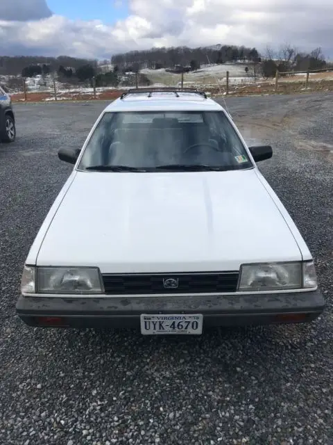 1986 subrau gl 4x4 station wagon