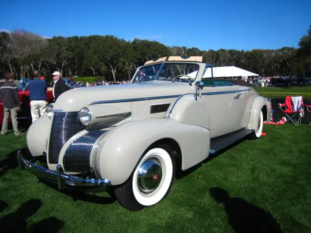1939 cadillac 75 series convertible coupe - multi-national concours winner