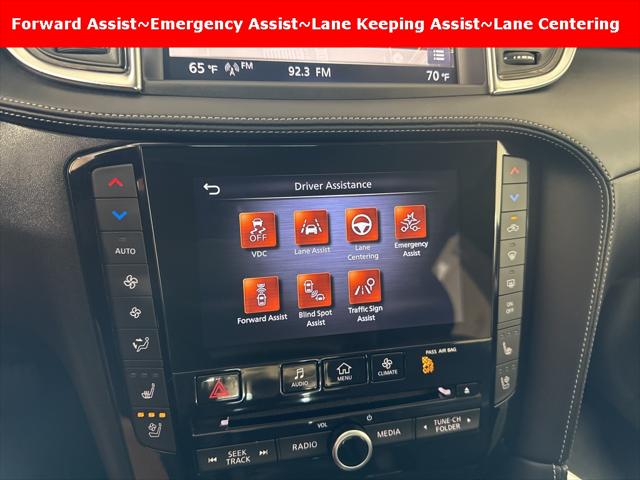 2021 infiniti qx50 sensory