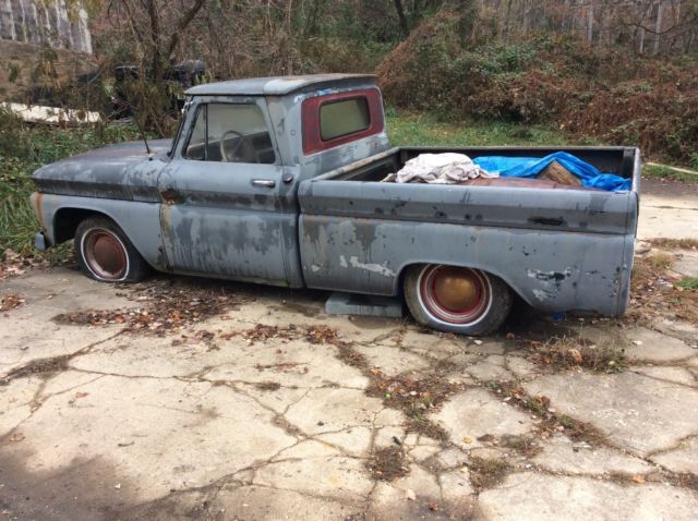 1965 chevrolet c-10 fleetside shortbed v-8 pickup "no reserve"