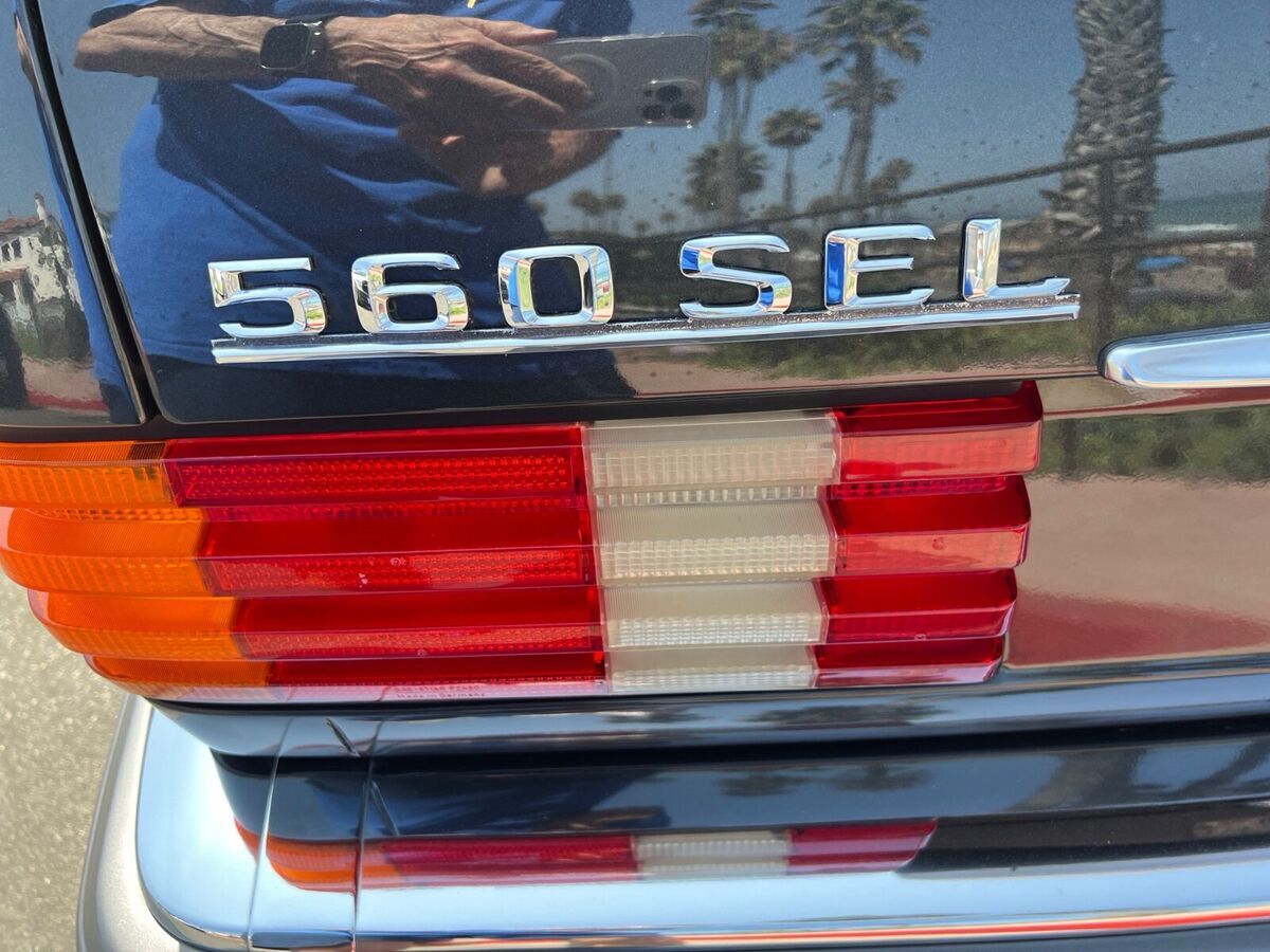 1990 mercedes-benz 500-series sedan grey sel