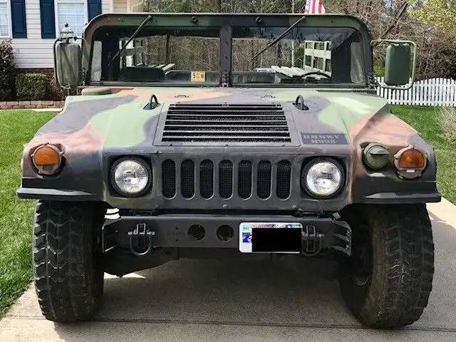 1989 hummer h1 humvee 2 door truck with on road title hmmwv