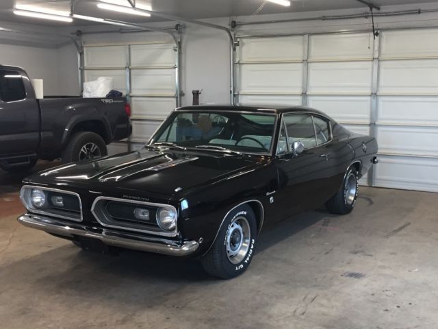 1968 plymouth barracuda formula s 340 auto numbers matching 340 with "x" heads