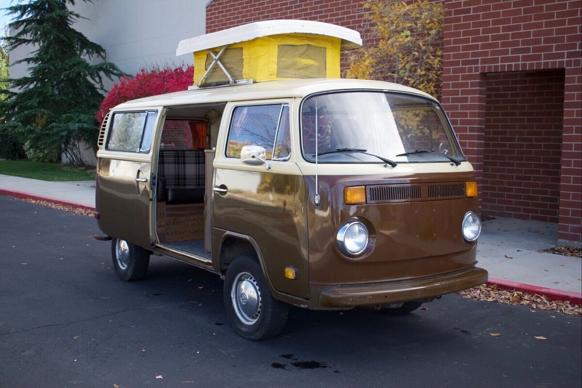 1978 volkswagen type 2 van brown rwd manual