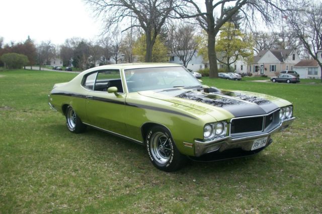 1970 buick skylark gsx tribute 455 stage 1 engine 360hp 2dr hardtop coupe 4-spd