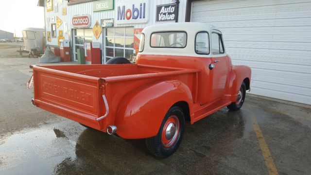 1954 chevrolet pickup short box half ton 5 window restored