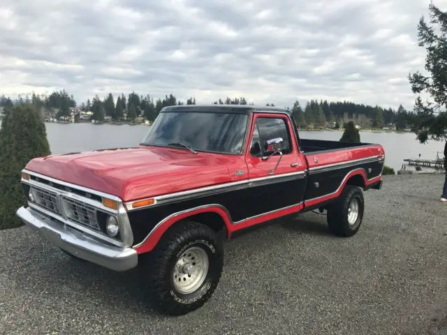1977 ford f-150 4x4 74,000 actual miles very nice!!!!!!!