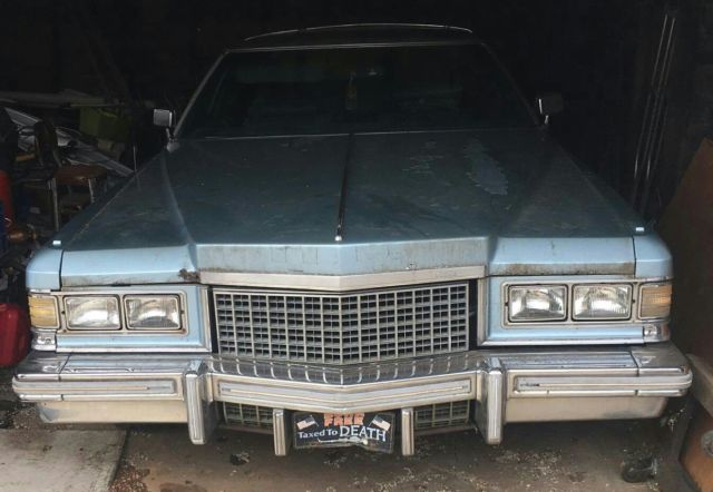 classic 1976 cadillac coupe deville original 64,649 miles
