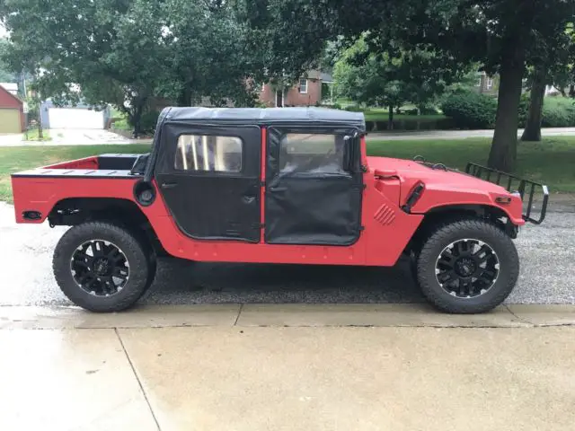 1994 hummer h1 (humvee m998 hmmwv) kevlar painted street legal title 6.2l diesel