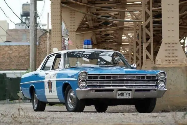 1967 ford custom 500 sedan blue rwd automatic