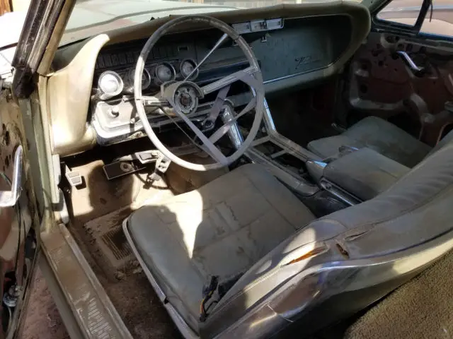 66 ford thunderbird 2 door color green olive body only no motor or transmission