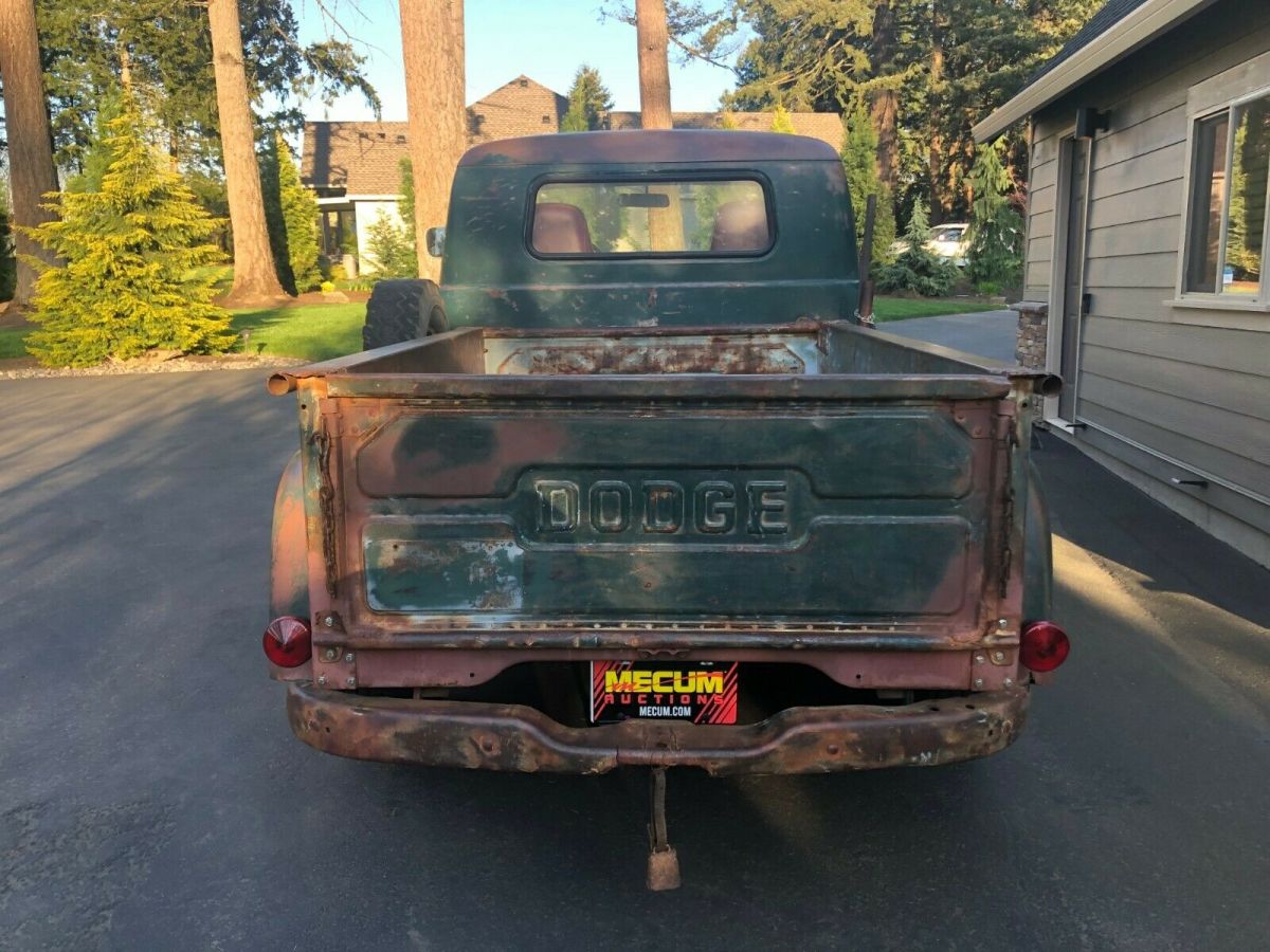 nicely restored driver - 1956 dodge d100 pick up with beautiful patina look