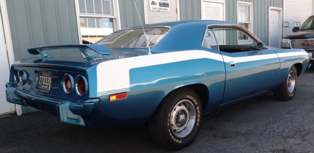 1974 plymouth barracuda 360 : fully restored! numbers matching!