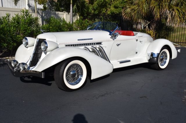 1936 auburn boattail speedster only 500 miles! 0 white