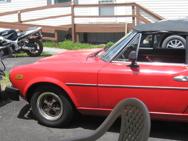 1979 fiat spider convertible classic