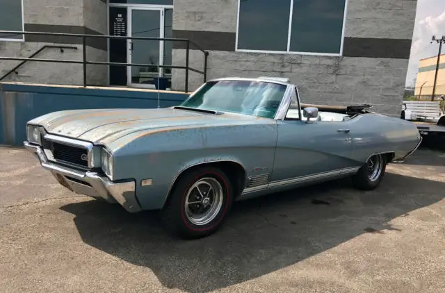 1968 buick gran sport gs 400 convertible matching nos th400 auto classic vintage