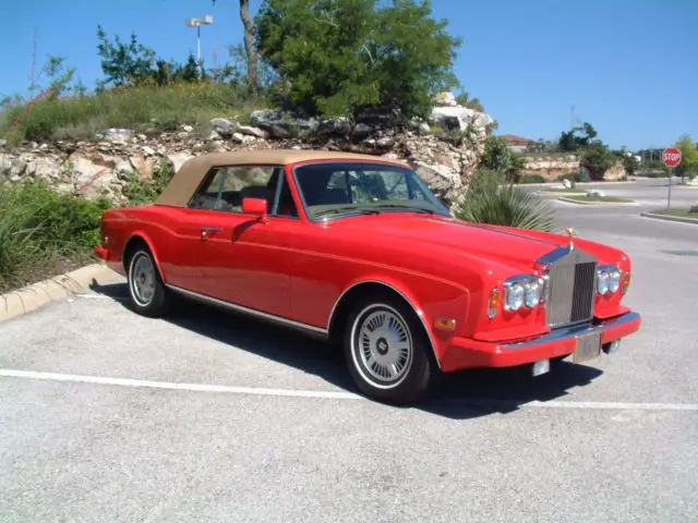 rolls royce corniche convertible 1988 series ii