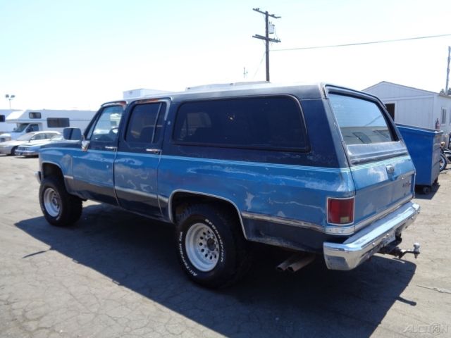 c 1988 gmc suburban v2500 used 5.7l v8 16v automatic no reserve