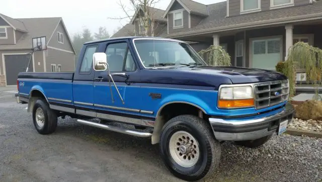 1994 ford f-250 4x4 xlt extra cab pickup 2-door 7.3l turbo diesel no reserve