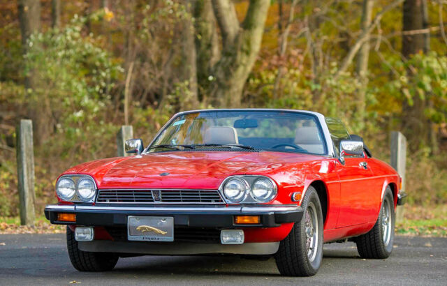 1989 jaguar xjs v12 convertible 1 owner low 38k mi serviced california carfax