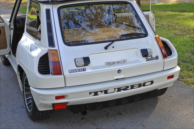 1984 renault r5 turbo 2 $138,000 - vin-vf1822000e000924