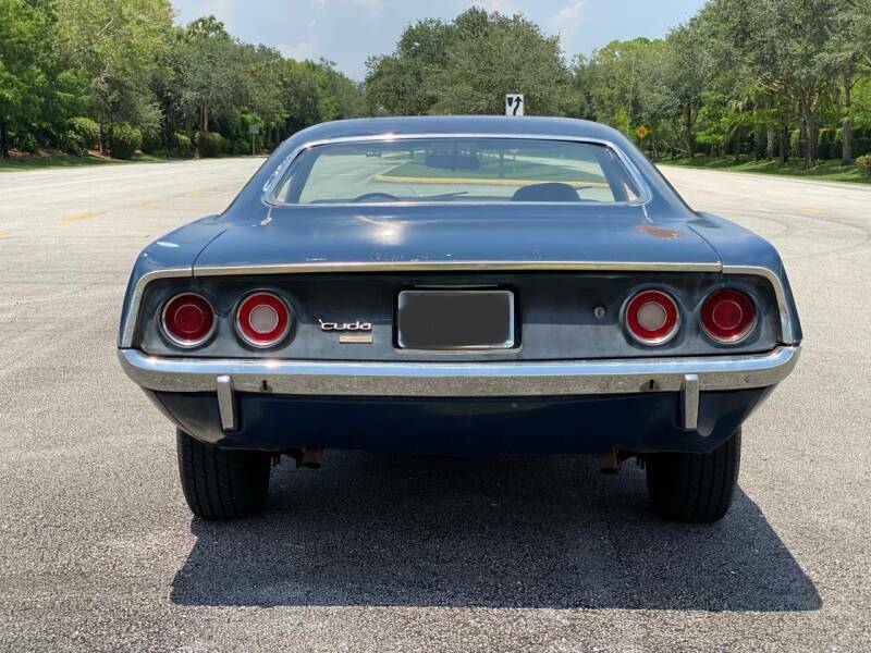 1972 plymouth barracuda manual rwd v8 5.6l gasoline
