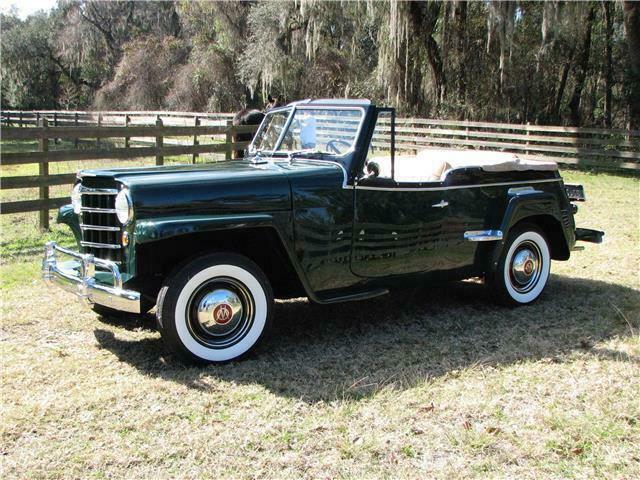 1950 willys jeepster chrome
