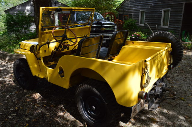1946 cj2a willys jeep with rear pto new brakes gas tank tires rims