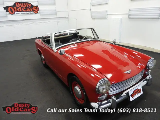 1967 red runs drives body inter vgood 1.2l i4 4 spd manual!