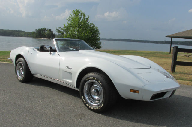 1973 chevrolet corvette convertible "all number matching car"