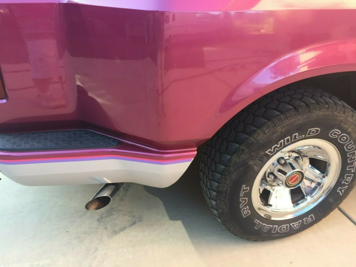 92 ford f-150 xlt lariat flare side 57k california original ~rare iris paint~