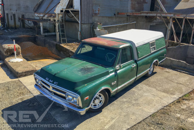 1969 gmc/chevy c20 longbed lwb bagged patina 2wd "farm truck"