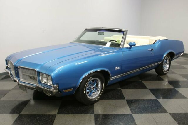 classic vintage chrome drop rag top viking blue white vinyl interior automatic