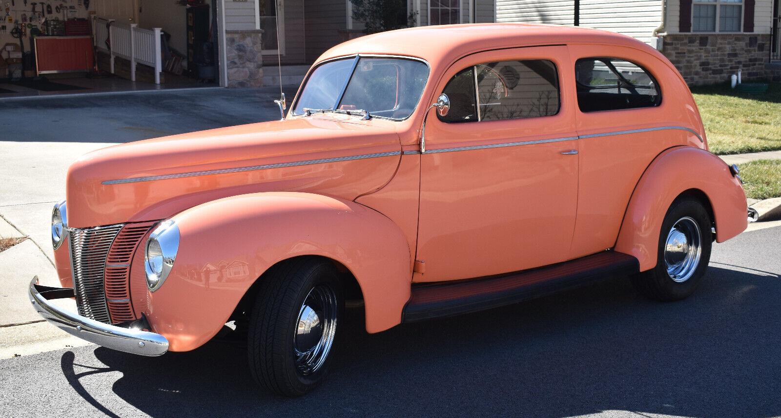 1940 ford 2 door street rod hot rod all steel 350 chevy engine