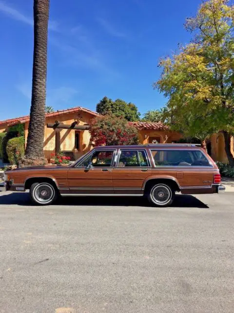 1984 mercury gran marquis colony park ls - 11k miles - original california car