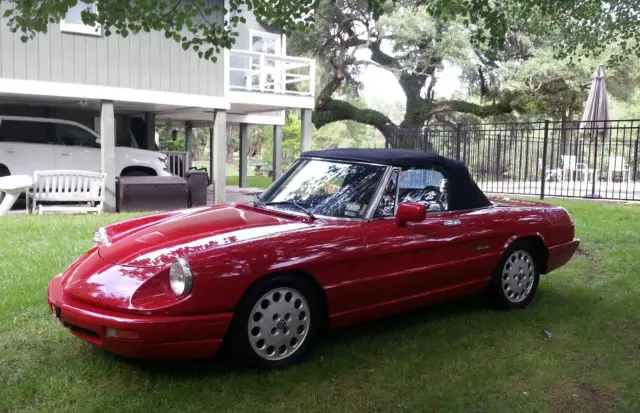 1991 alfa romeo spider veloce convertible, restored, wonderful car, no reserve!