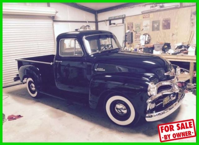 1954 chevy 3100 5 window pickup truck deluxe pkg frame off restoration c60882